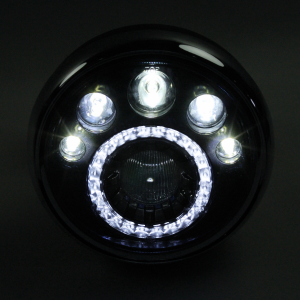 REFLEKTOR LAMPA PRZEDNIA LED  MOTOROWER NAKED - HOMOLOGACJA